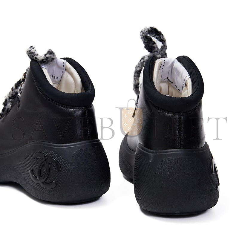 CHANEL COCO NEIGE CC CHUNKY HIGH TOP SNEAKERS G39498
